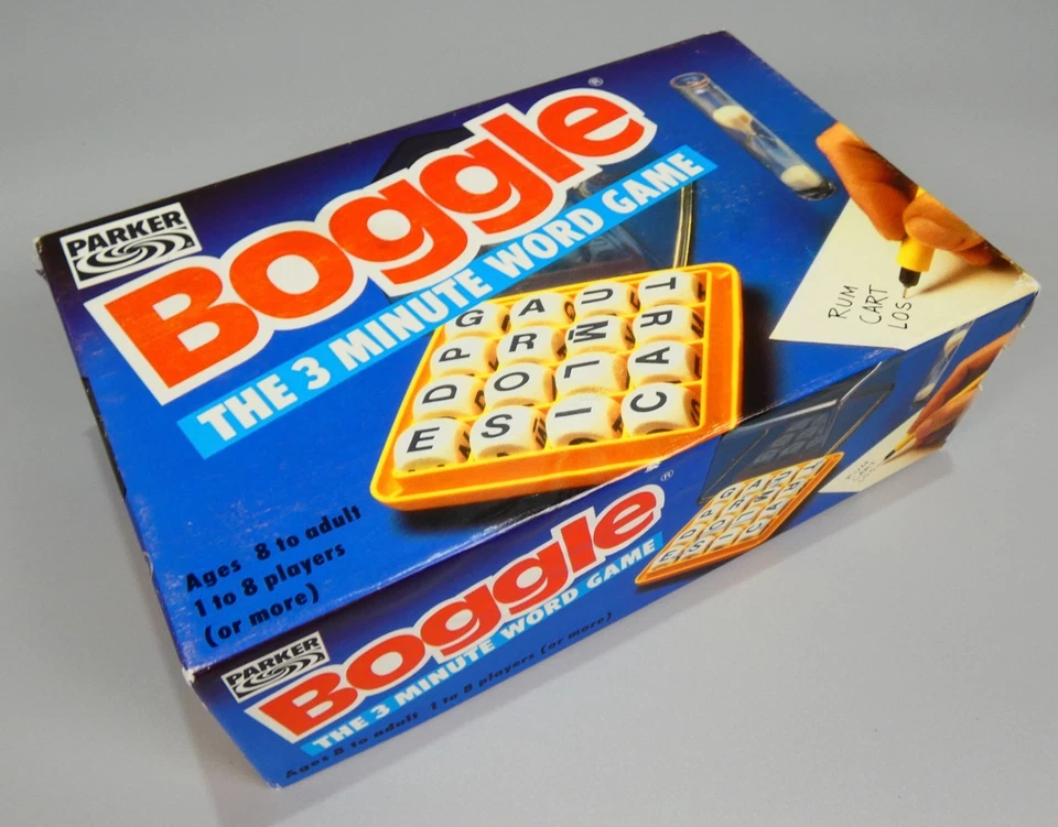 Vintage Boggle Word Game by Parker 1985 - (8yrs+)  ~ Complete - Image 3 of 4