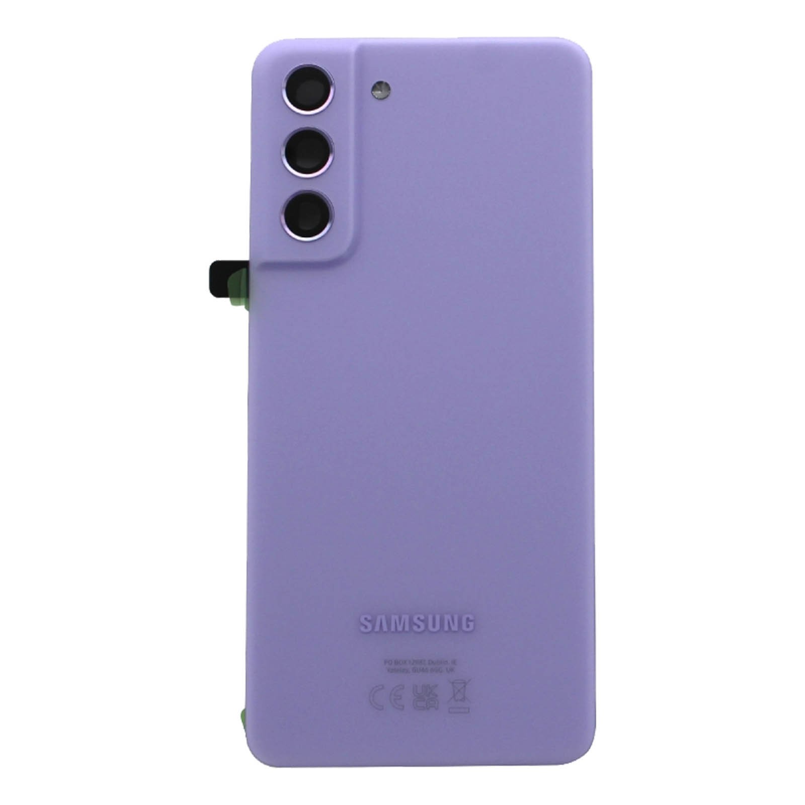 Cache batterie pour Galaxy S21 FE Service Pack pour sublimer votre téléphone lavande