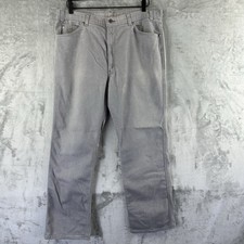 Levi s Action Jeans Men s 38 x 30 Gray Denim Relaxed Fit
