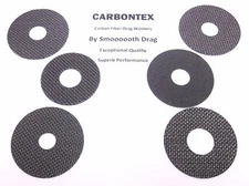 SHIMANO REEL PART Trinidad 50 - (6) Smooth Drag Carbontex Drag Washers #SDS4