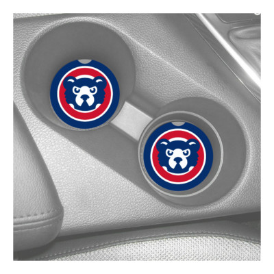 CHICAGO CUBS D3 CUSTOM RUBBER CAR DRINK HOLDER COASTER SET (2)