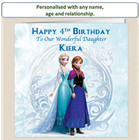 Personalised Frozen Elsa Birthday Card Daughter Granddaughter Niece Sister FRZ4