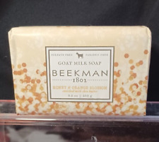 BEEKMAN 1802 HONEY AND ORANGE BLOSSOM GOAT MILK SOAP 9 oz BAR NEW