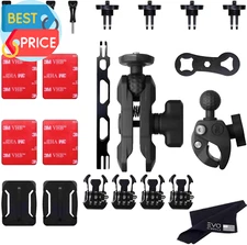 Complete Motorcycle Bundle Mounting Kit for ONE X3/X2/X 360 Cameras | Compatible