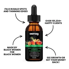 Fast Hair Regrowth Serum with Organic Herbs and Natural Vitamins for Women & Men