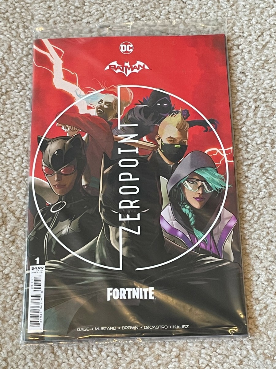 BATMAN FORTNITE ZERO POINT 1 VARIANT-A SEALED WITH CODE FOR HARLEY