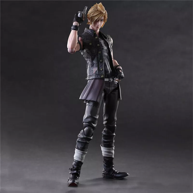 Play Arts Final Fantasy15 Prompto Argentum Action Figure PVC Model Toy Gift 27cm