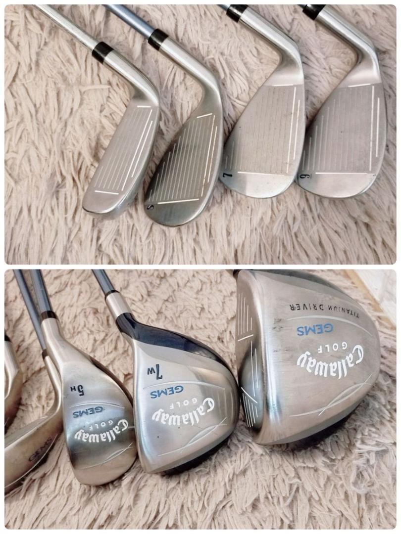 Callaway gems クラブセット　ミー Recommended For Beginners Callaway Gems Ladies Golf Club Set