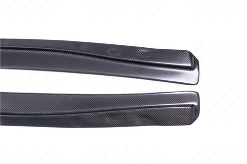 MATTE CARBON Fe*ed Style Side Skirt Extension Kit For 1992-1997 Mazda RX7 FD3S - Picture 14 of 24