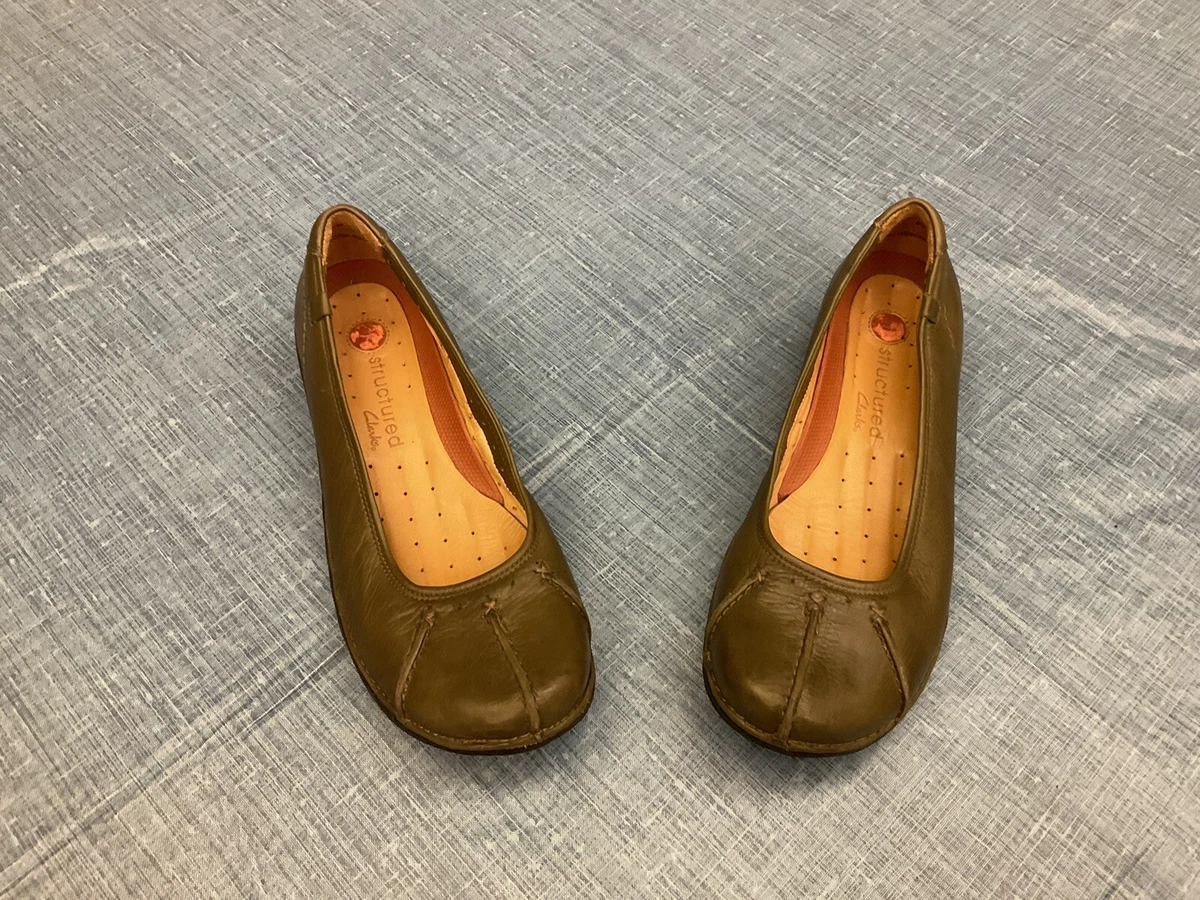 Clarks structured store shoes womens