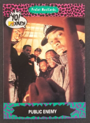 Public Enemy 1991 Yo MTV Rap Music Pro Set Card #64 (NM) | eBay