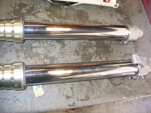 00-01 2000 HONDA CR250 OEM R&LFRONT FORKS SUSPENSION FRESH SERVICE OIL & SEALS - Foto 10 di 16