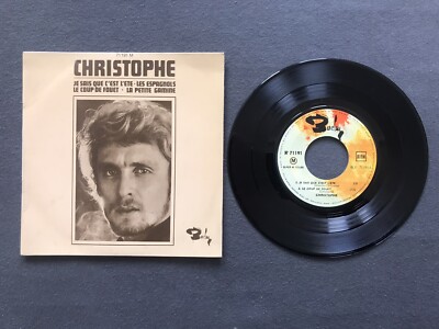 Christophe - Je sais que c'est l'ete (FRENCH 7'' Singles EP) 1967 BARCLAY 71191 M