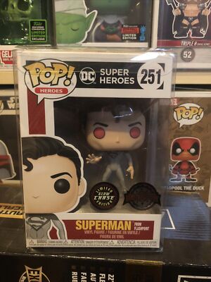 Figurine Funko Superman Chase – Édition Spéciale Flashpoint – Rare – Neuve Sous Blister