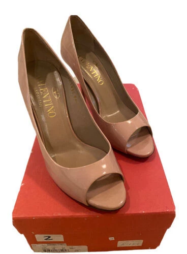 Zapatos de tacón de mujer beige Valentino