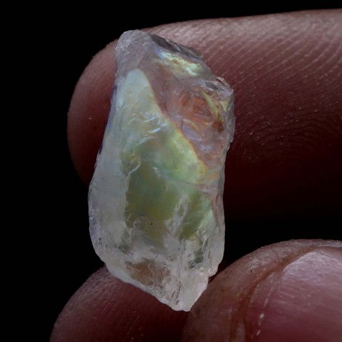 08,80 quilates Madagascar arco iris piedra lunar africana áspera cristal encantado gemas sueltas - Imagen 7 de 10