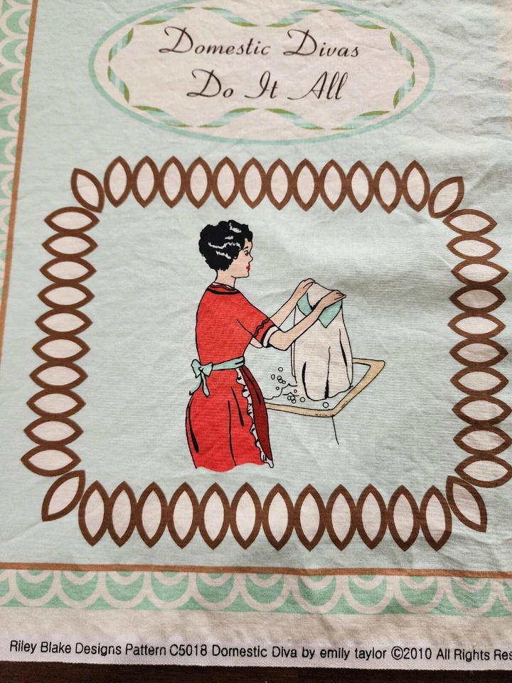 Domestic Diva Emily Taylor Riley Blake Designs Fabric Panel Project - Image 4 of 4