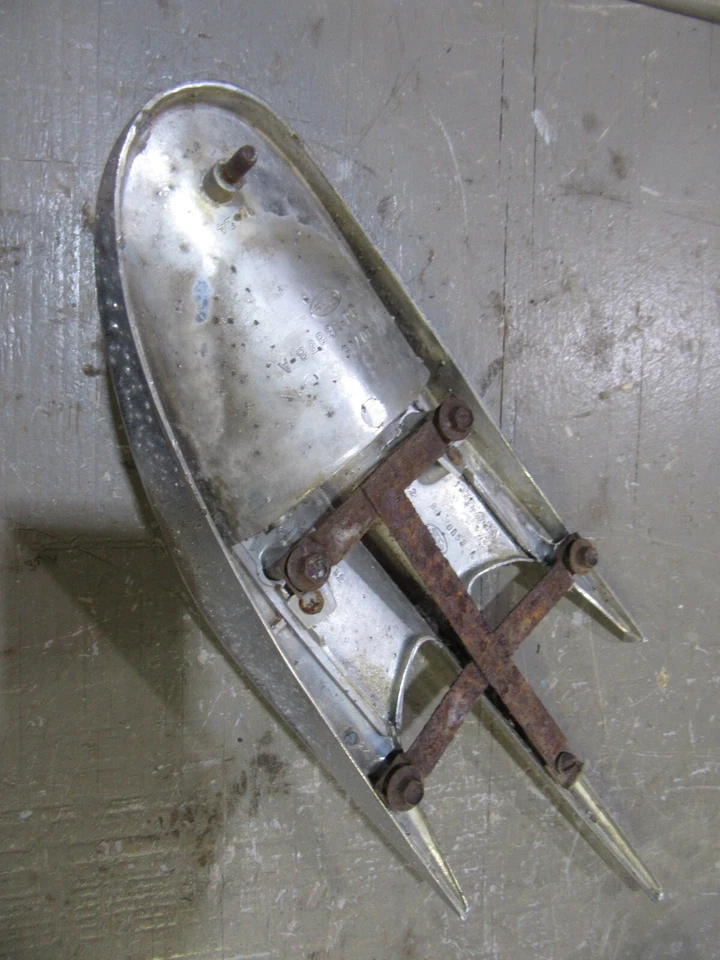 Ford Fairlane Customline 1956 coche capó delantero centro cromo moldura inserto Foto 3 de 3