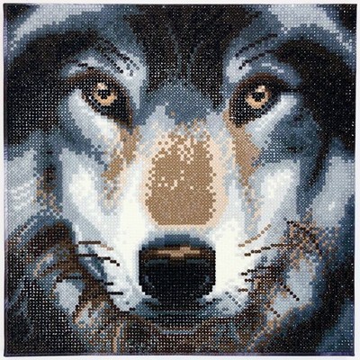 Crystal Art Wolf 30x30 Cm Nr. 63470074