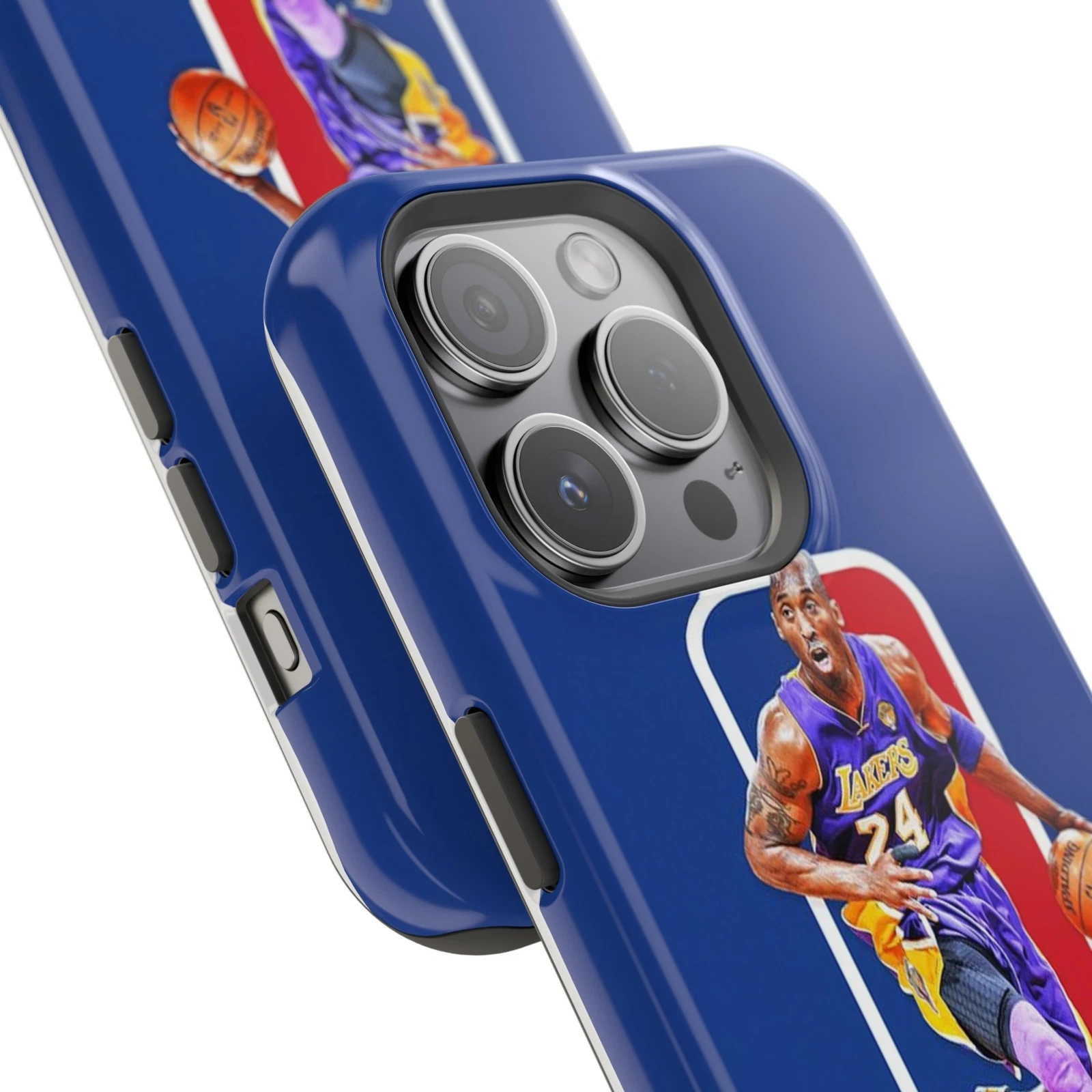 Kobe Bryant NBA Logo, Black Mamba Phone Case