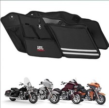 Organizadores de bolsas de sillín para Harley Street Glide Road King Electra Glide 2014-2025