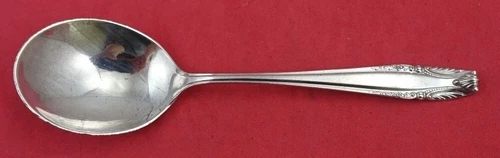 Stradivari By Wallace Sterling Silver Bouillon Soup Spoon 5 1/4"
