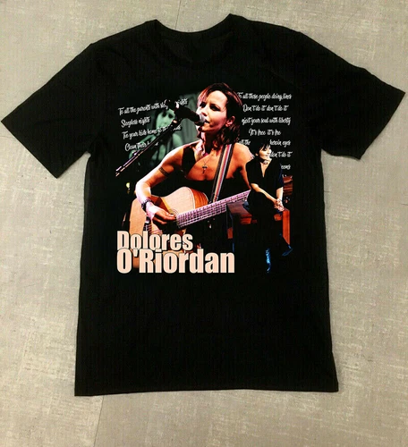 Dolores O'Riordan The Cranberries Poster Short Sleeve Unisex Tee All Size - Picture 1 of 2