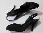 J. Renee black 3” heels, used but in wearable condition. 9-1/2 M. — photo 1