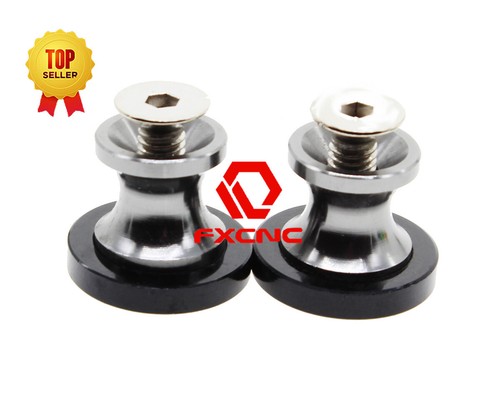 CNC Swingarm Swing Arm Spool SlidersStand Bobbins For Tuono 1000 R Factory 05-10 - Picture 3 of 6