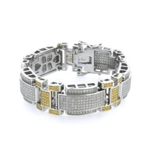 Stainless Steel CZ Bracelet LIFE TIME No tarnish