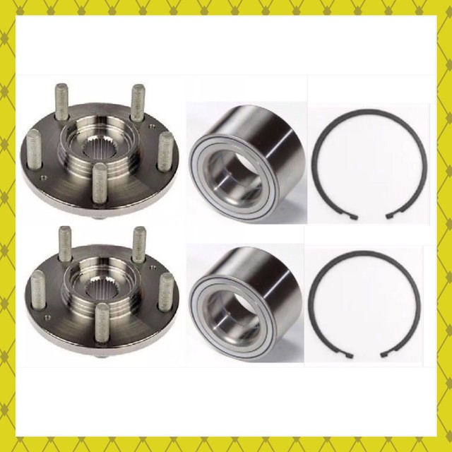 Front Wheel Hub & Bearing W/Snap Ring For 20072013 JEEP COMPASS 4