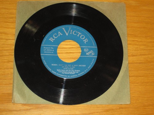 NOVELTY CHRISTMAS 45 RPM - SPIKE JONES - RCA 47-3934 - "RUDOLPH THE...REINDEER" - Imagen 2 de 2