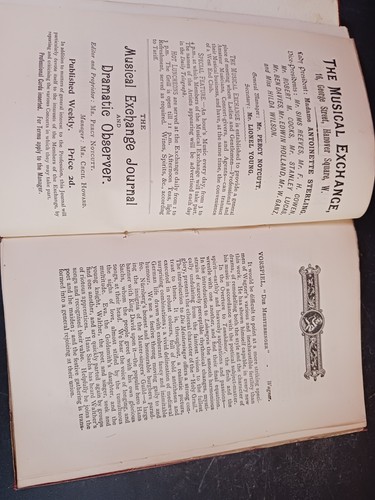 1883? RICHTER CONCERTS Programme analytical remarks N. Vert music England v htf - Picture 3 of 6