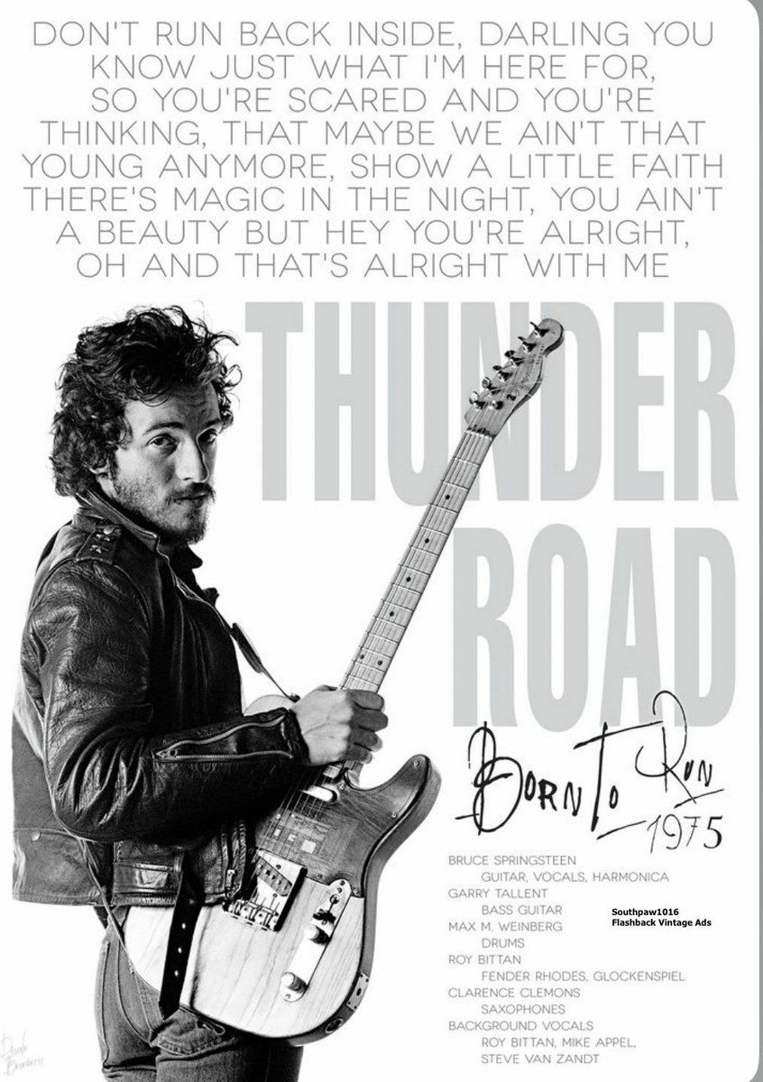 Bruce Springsteen - 31 Great Live versions of Thunder Road