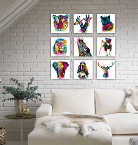 small canvas collage