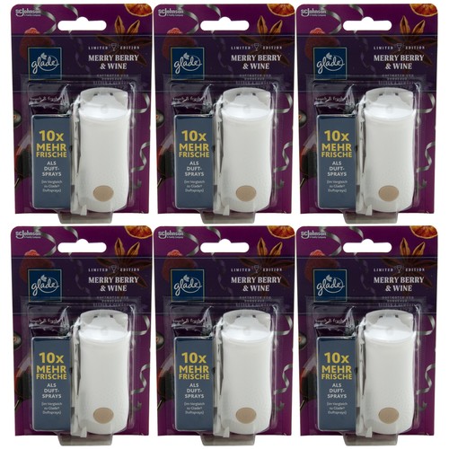 glade mini Merry Berry & Wine Starter Set 6 x 10ml + 6 x Gerät Beeren & Gewürze