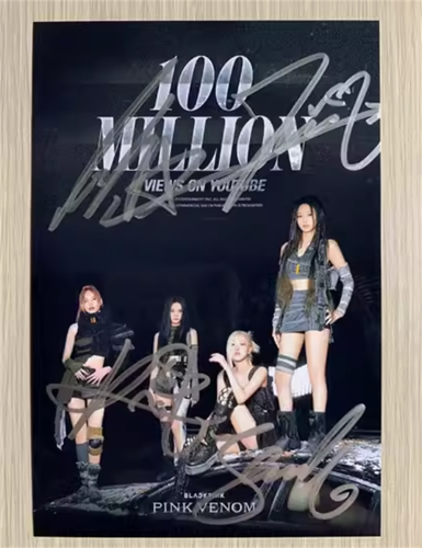 Foto Autografi LISA ROSA NERO Jennie ROSE Jisoo firmata a mano 6"" autografata - Foto 28 di 30