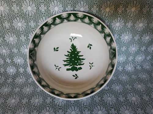 🌲🌲🌲Spode ~ "Evergreen" ~ Large Serving Bowl ~ S3777-A7 ~ 2006 ~ EUC ~ 🌲🌲🌲 - Picture 8 of 8