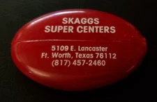 Quikoin Rubber Squeeze Coin Purse Advertising Skaggs Super Center Ft Worth TX