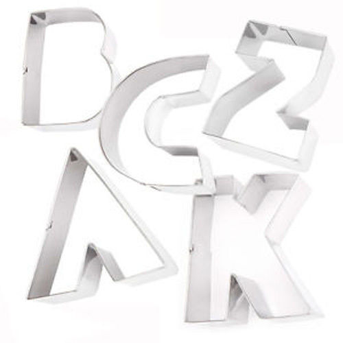 Eddingtons Alphabet Buchstaben Edelstahl Gebäck & Ausstechformen - Ca. 8cm - Picture 1 of 27