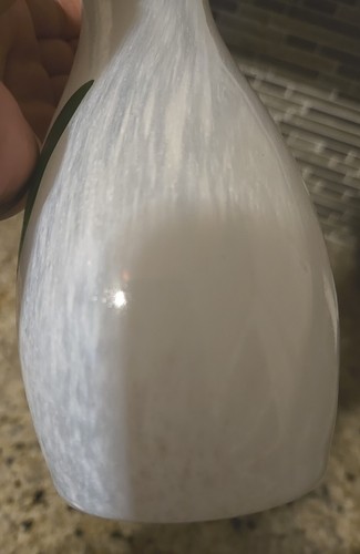 SELTENE rote Tulpe Kosta Boda Milchglas Vase 10" WUNDERSCHÖNES Kunst Sammlerstück  - Bild 4 von 7