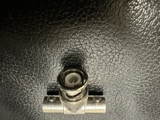 lot of Six T type 1 BNC male plug to 2 BNC female jack RF connector adapter