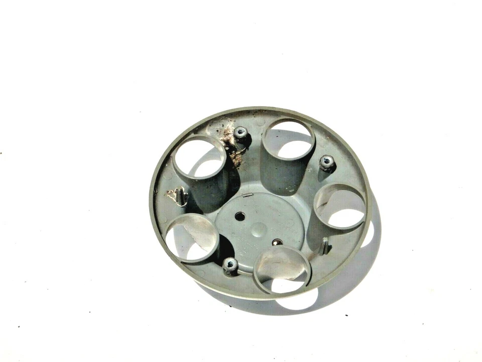 Tapa central plateada de fábrica para Jeep Wrangler YJ TJ 87-06 5 pernos Foto 4 de 4