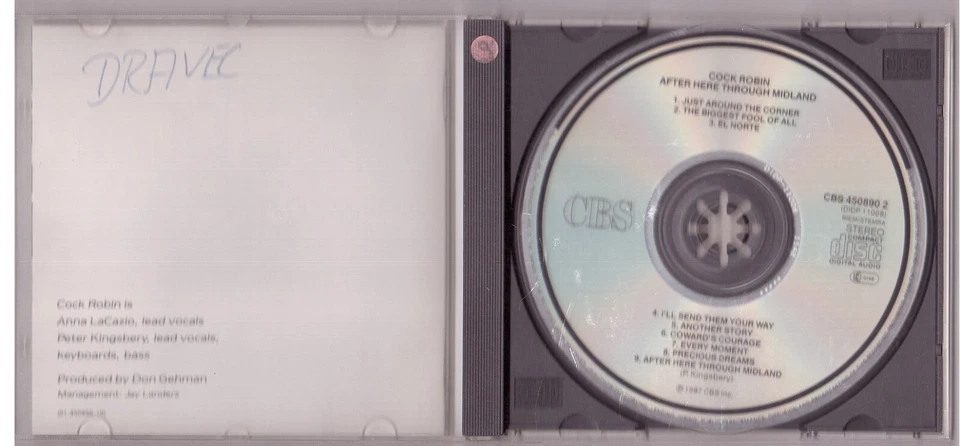Cock Robin - After Here Through Midland (CD 1987) - Bild 3 von 3