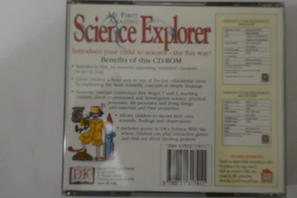DK My First Amazing Science Explorer Windows 95 98 Mac CD-Rom NEW SEALED - Image 2 of 3