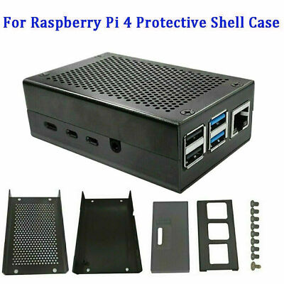 F??r himbeer pi 4 metallgeh?use schutzh??lle shell case mit l??fter