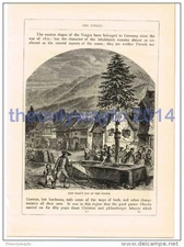 New Year's Day in the Vosges, France, Book Illustration (Print), 1880