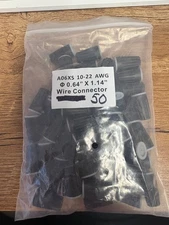 PACK OF 50 WIRE CONNECTOR # A06XS 10-22 AWG