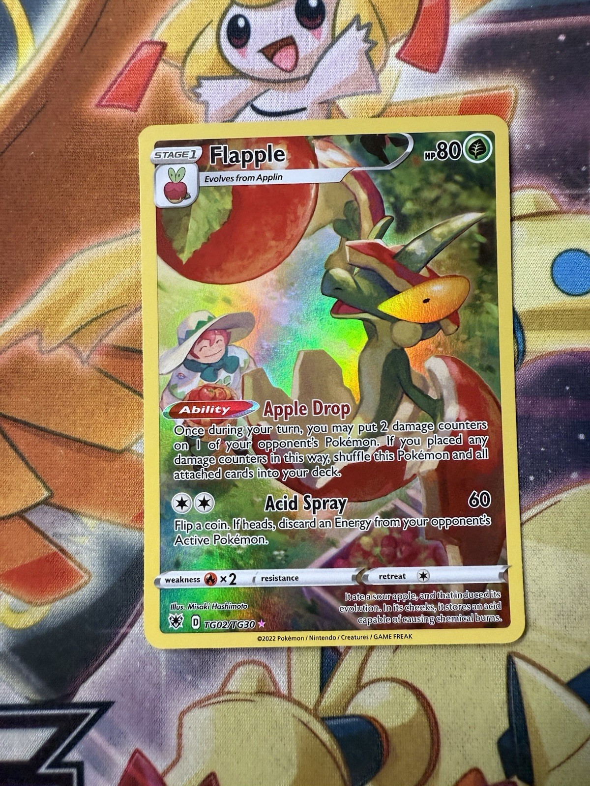 Pokemon Card Flapple TG02/TG30 Character Rare Astral Radiance NM