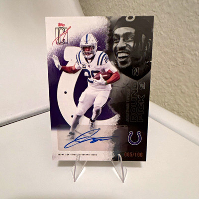 2025 Topps Signature Class Jonathan Taylor Auto 05/100 #25 Colts